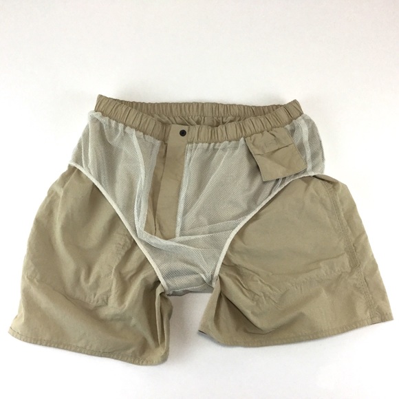 ✈️ Lands’ End 5 Pocket Cargo Swiming Shorts Large - Picture 5 of 5